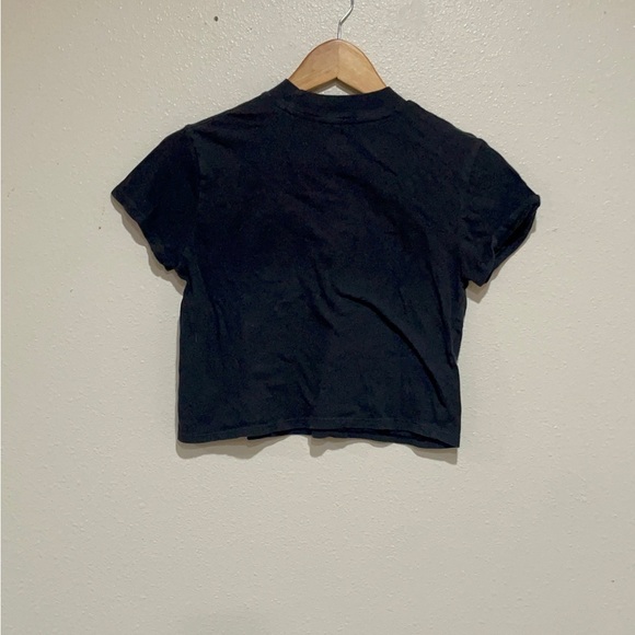 Volcom Black Crop Top with Colorful Stripes - Picture 7 of 7